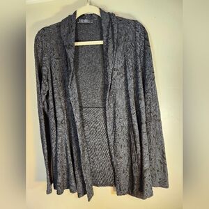 Cut Loose Blue,grey Open Cardigan Sweater Sz L